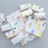 Baby Bath Towel Boy Girl 100% Cotton Baby Towel Blanket For Newborn Baby Bathrobe 6 Layers Gauze Washcloth Infant Swaddle 4
