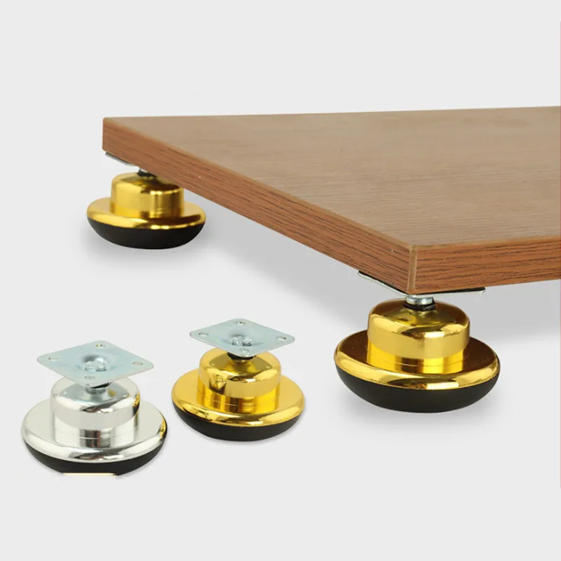 

4Pcs/Set Plastic Furniture Adjustable Bolt Chair Feet Level Floor Protector Leg Pad Adjustable Height Shelf Foot Mat