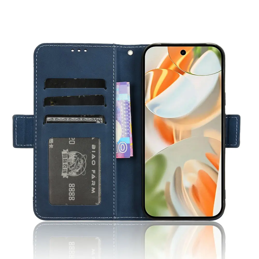 Luxury Flip Cover with Removable Wallet and Card Holder - Premium 5G Protection Case