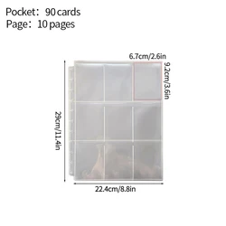 Mushroom Ring Photo Album: Large Capacity Photocard Binder & Picture Collect Book (Inner 10 Pages)