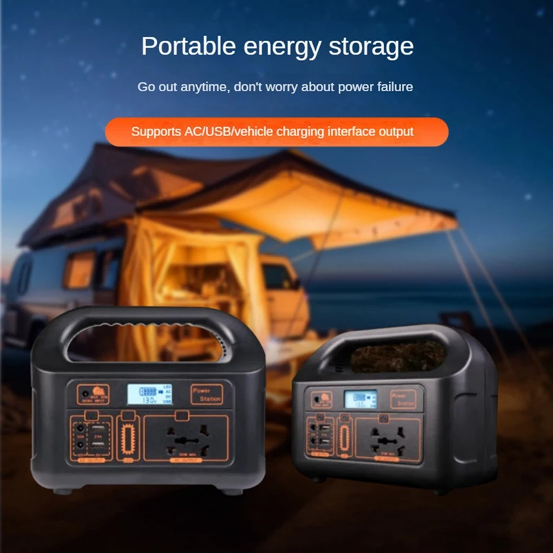 80000Mah Power Emergency Energy Storage Battery Outdoor Camping Mobile Power Supply Portable Charging Station US Plug