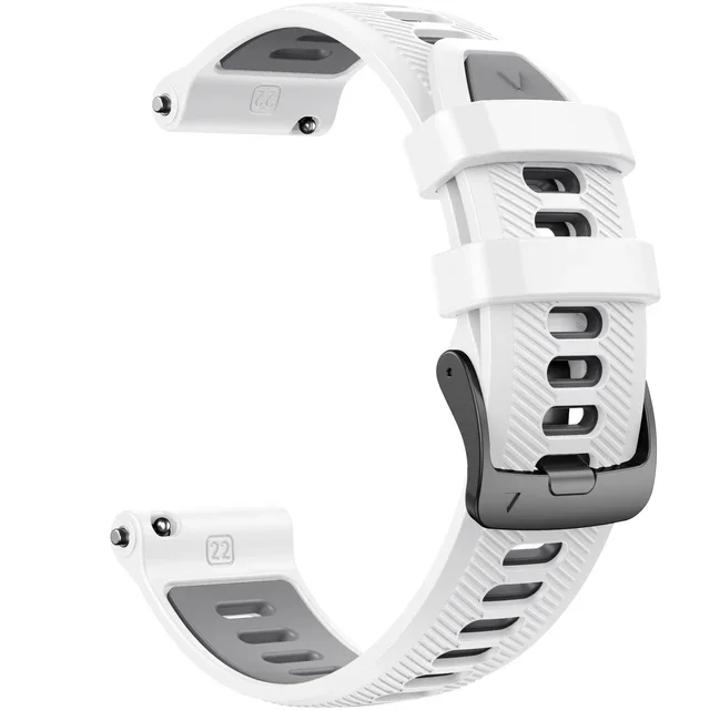 22mm Garmin Silicone Easy Fit Watch Band - Original Bracelet Replacement Strap