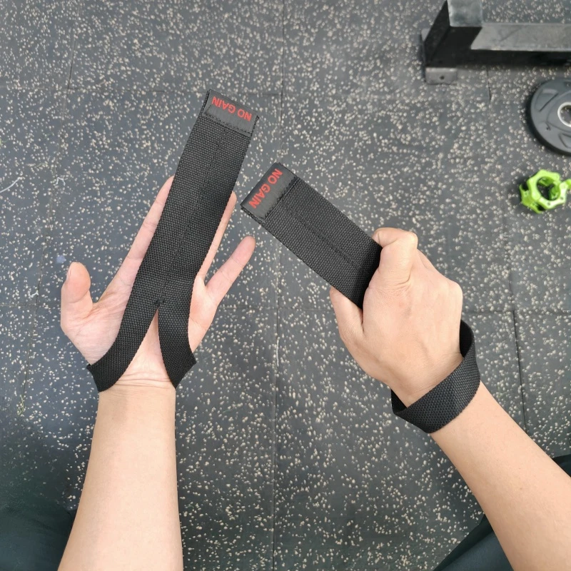 Lifting Wrist Straps for Weightlifting Powerlifting Bodybuilding Functional Strength Cross Training Heavy-Duty Cotton Wrist Wrap