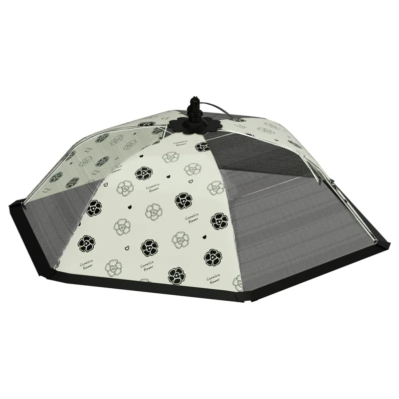 Food Cover New Collapsible Dish Cover Meal Dust Leftover Food Cover Household Breathable Dust Anti-mosquito Anti-fly Home Dining Table
