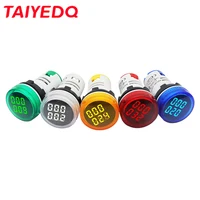 Mini LED Round Digital Counter Meter 22mm 6 Digital 0-999999 AC 220V-380V Electronic Signal Totalizer Panel Counter Meter 1
