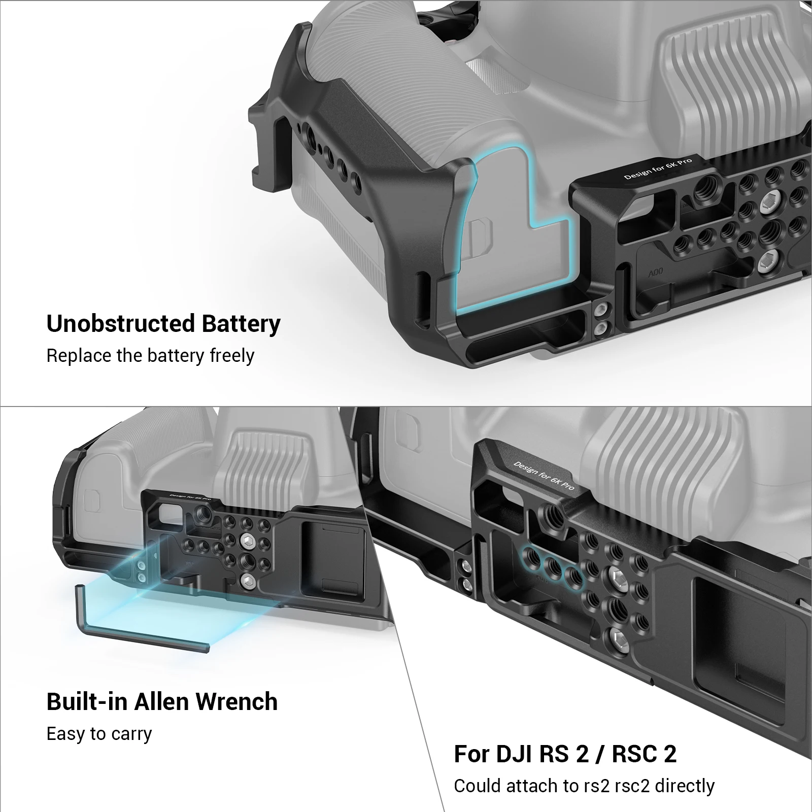 SmallRig-ü DSLR ī޶ , BMPCC 6K Pro Blackmagic  ó׸ ī޶ 6K Pro     ݵ  Ʈ