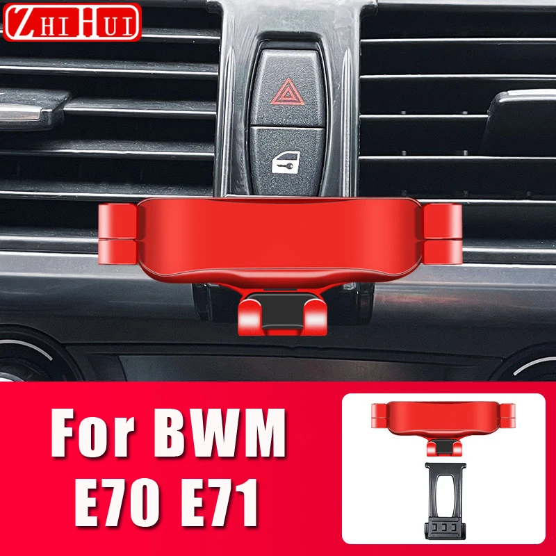 Car Phone Holder For BMW 3 4 5 7 Series X3 X4 X5 X6 3GT 5GT F30 F32 F10 F25 F26 E70 E71 F15 Air Vent Mount Gravity Bracket