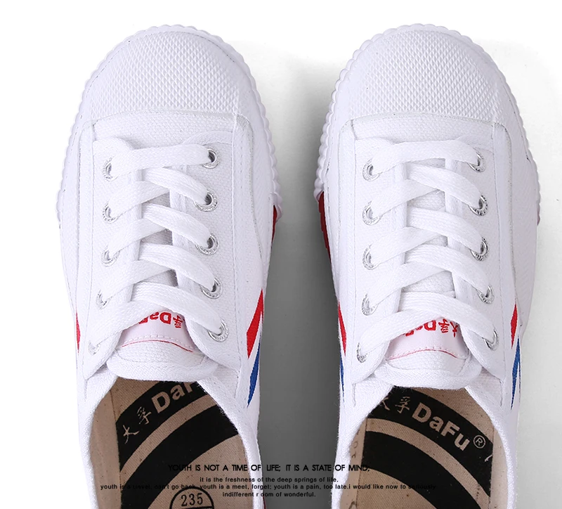 Description Picture 4 of itemDafu Kungfu Original Parkour Shoes Classical Training Shoes Martial Arts Sneakers White 3005