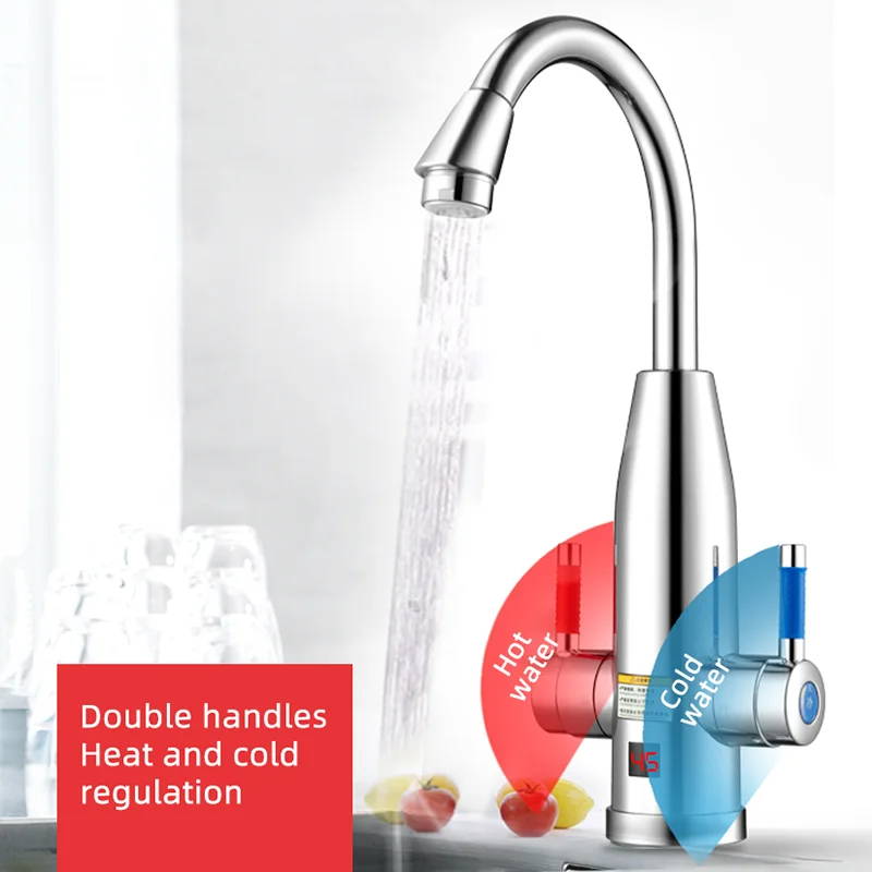 صنبور سخان مياه المطبخ الكهربائي 3000 وات 220 فولت...