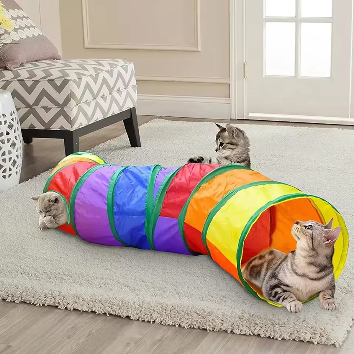 Cat Tunnel Tube Foldable Cat Toys
