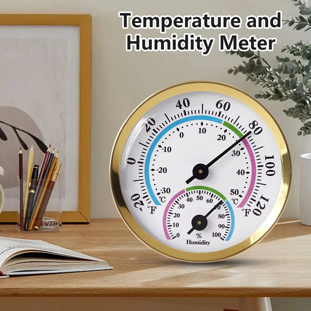 

2 In 1 Thermometer Hygrometer Auto Measure Thermometer for Home Office Temperature Humidity Meter TH103GF