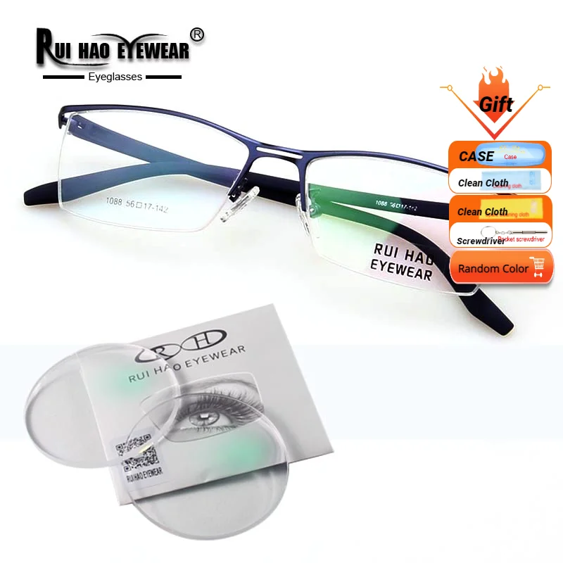 CustomizePrescriptionEyeglassesSuperLightGlassesFrameClearResin