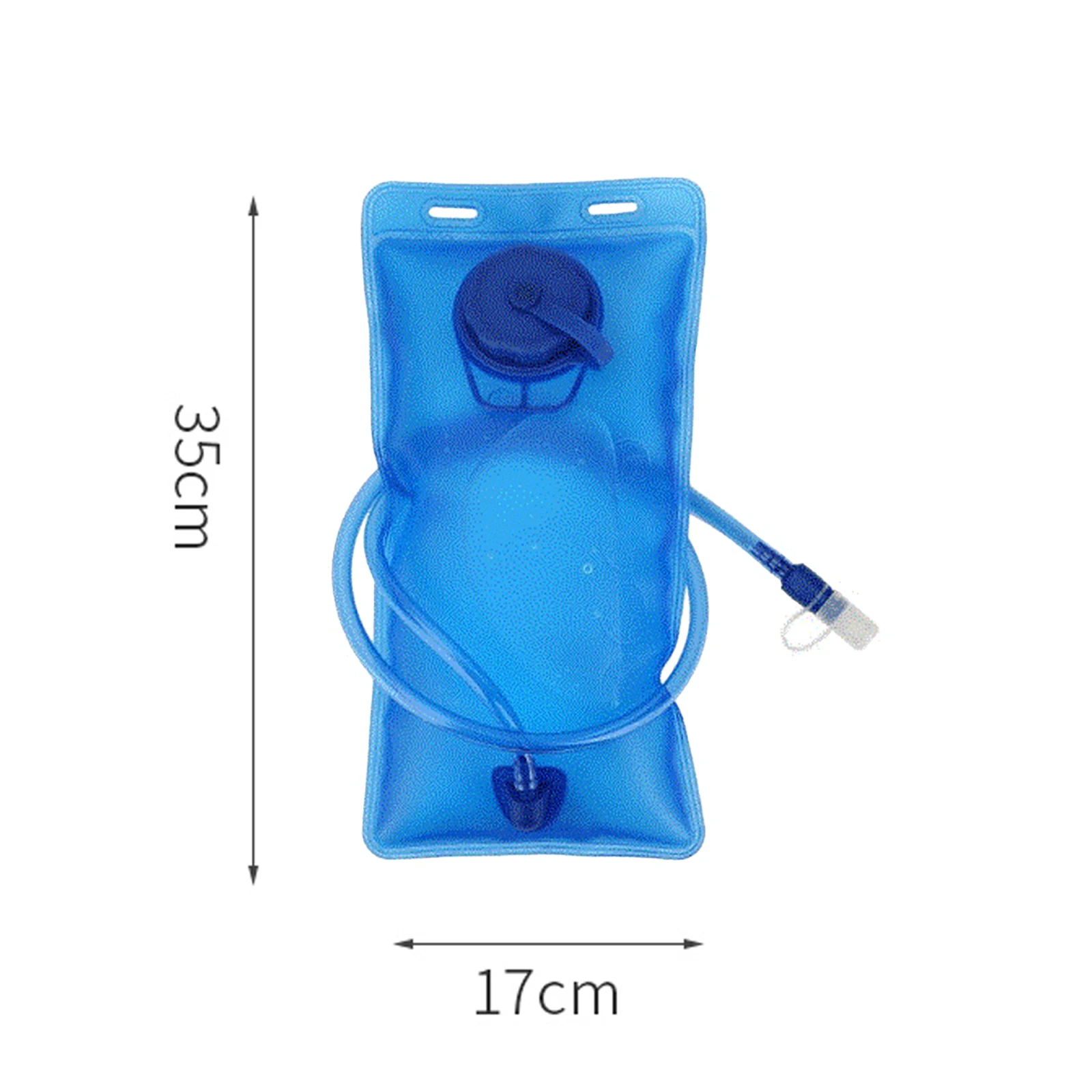EVA Folding 2L Hydration Water Bladder Water Bag With Drinking Tube Bladder Leak Proof Outdoor Accessory hydration water bladder