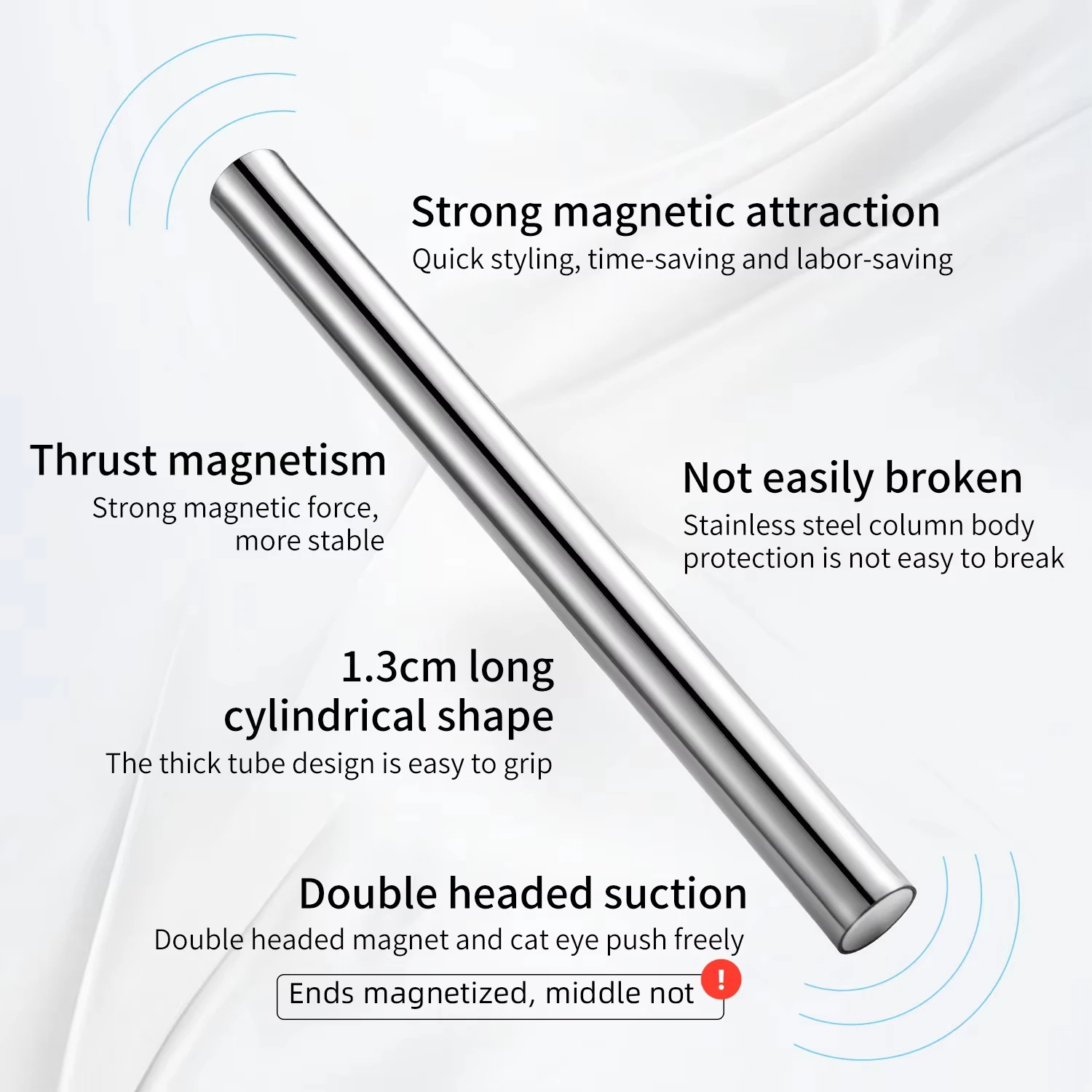 Strong Magnetic Force Cat Eye Nail Magnetic Stick Nail Art Magnetic Pen 3D Cat Eye Painting Nails Cat's Eye Nail Tools