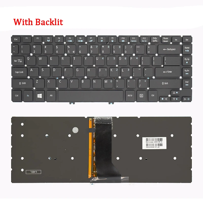 

Новая сменная Клавиатура для ноутбука, совместимая с ACER R7-572 R7-572G MS2317 V5MM1 с подсветкой