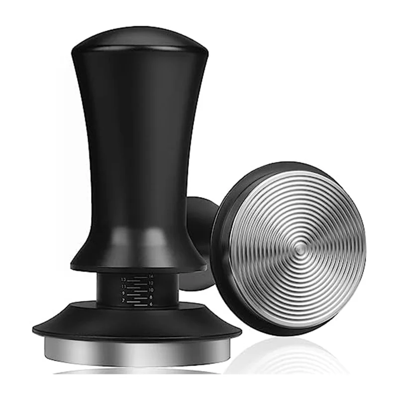 B59B-Espresso Tamper Coffee Tamp 53Mm, Spring-Loaded Constant Pressure Espresso Tamper Set,For Barista Coffee Lovers Easy To Use