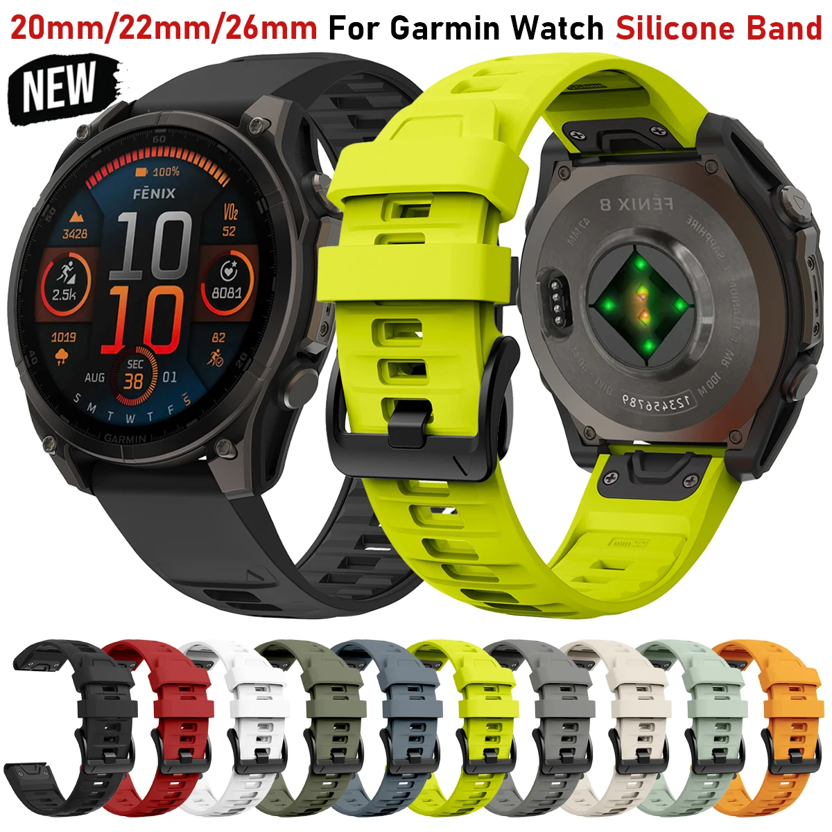 Premium Silicone Strap Bracelet