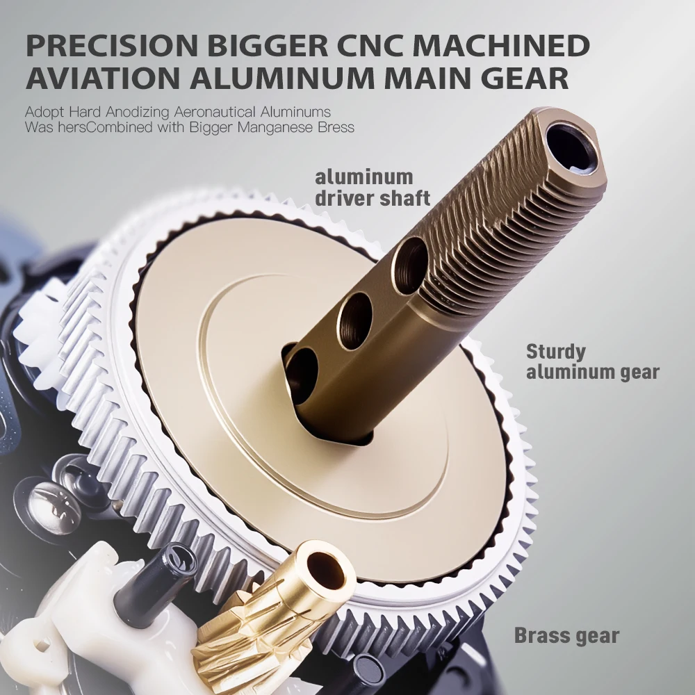 SOLOKING ASHMOON Alloy Baitcasting Reel 12+1BB 6kg Drag 3