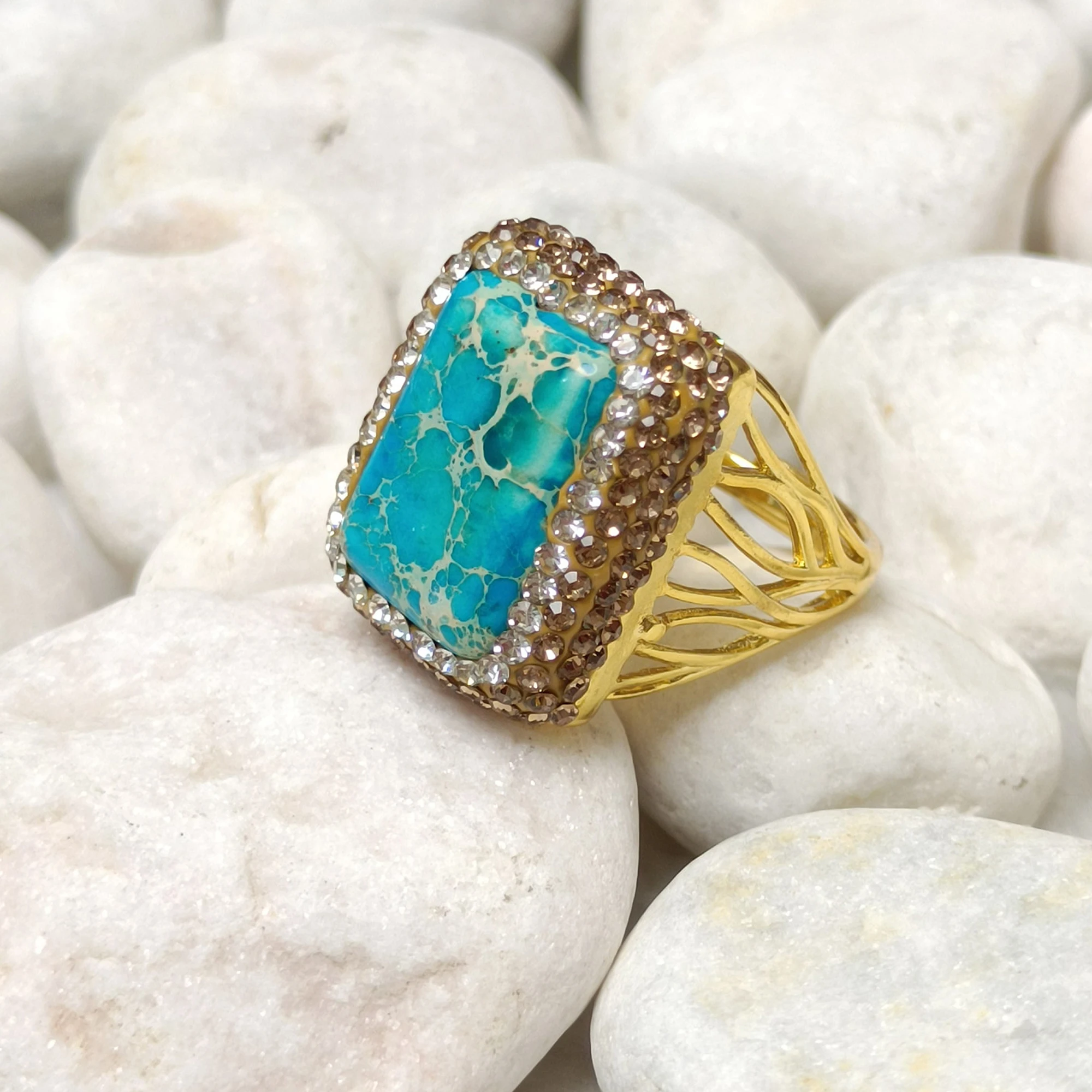 Original Feroza Stone Ring 2024 | towncentervb.com