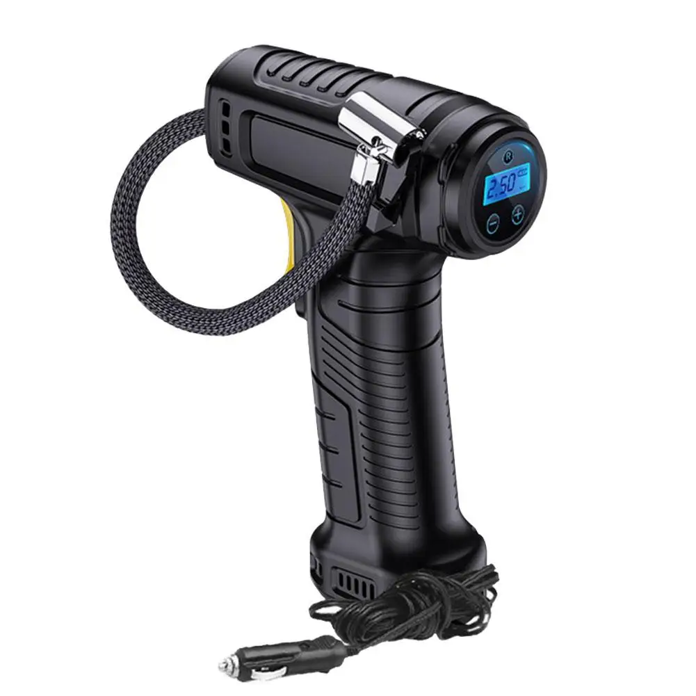 Pompe À Air De Voiture 120W, Compresseur Portable Gonflable Sans  Fil/Filaire, Gonfleur Électrique Pour Vélo, Livraison Directe Dhgus Du  12,03 €