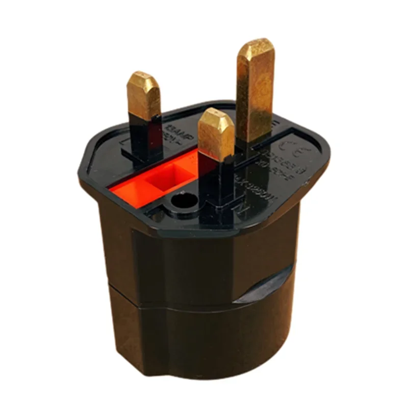 Plug adapter 1PCs European 2 pin to UK 3 pin euro travel shipment