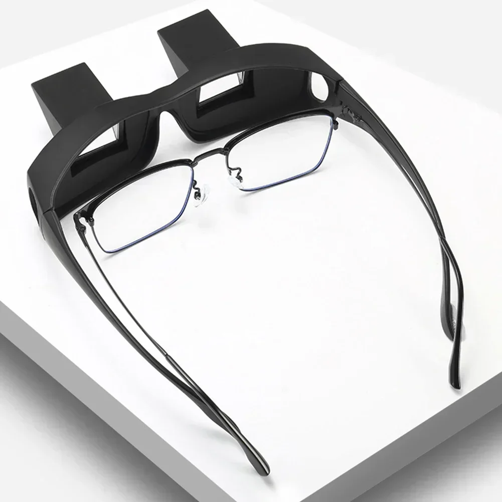 Lazy Periscope Horizontal Reading Books Sit Glasses On Bed Lie Down View TV Myopia Prism Spectacles