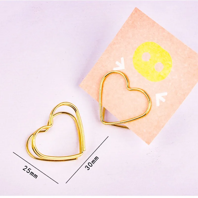 1/5PCS Creative Business Card Holder Love Note Label Seat Clip Message Dining Table Clips Metal Double Layer Cute Stationery