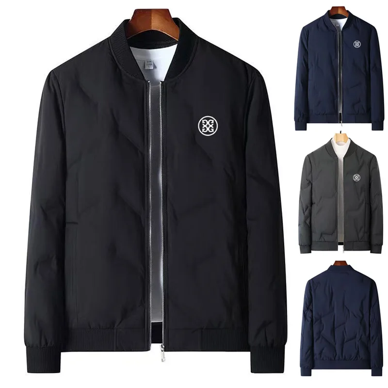 Winter Golf Clothing Men's Warm Down Jacket Sports Fashion Lightweight