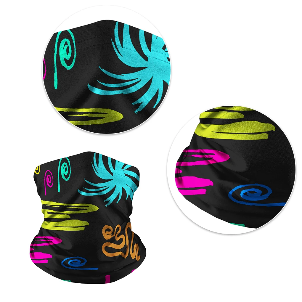 Neck Gaiters Balaclavas Neckerchief Clothing Accessory for Boys Girls rainbow