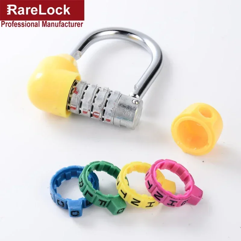 조합 자물쇠 4 코드 암호 잠금 체육관 사물함 가방 Jewerly Box DIY 하드웨어 Rarelock MMS35 G
