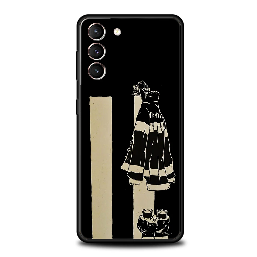 Fireman Firefighter Soft TPU Phone Case Cover
