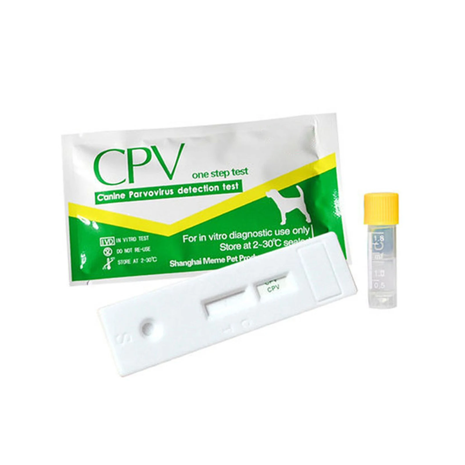 Canine Distemper Adeno Test Kit Canine Distemper Test Kit Worm and Parvo for Pet Early Detection of Intestinal Parasites