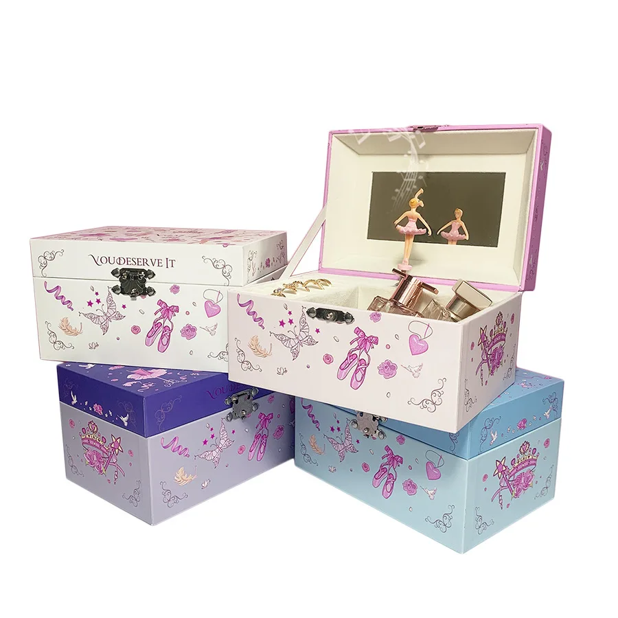 18-Tone Music Box Halloween Merry Christmas Decoration Home Easter Christmas Birthday Gift Jewelry Box Cute Storage box 5