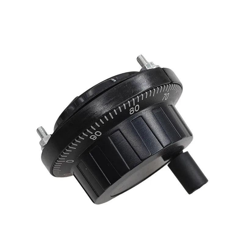 CNC 기계 및 PLC용 고정밀 60mm 검정색 CNC 수동 펄스 발생기 5V 100 펄스 NPN 인코더