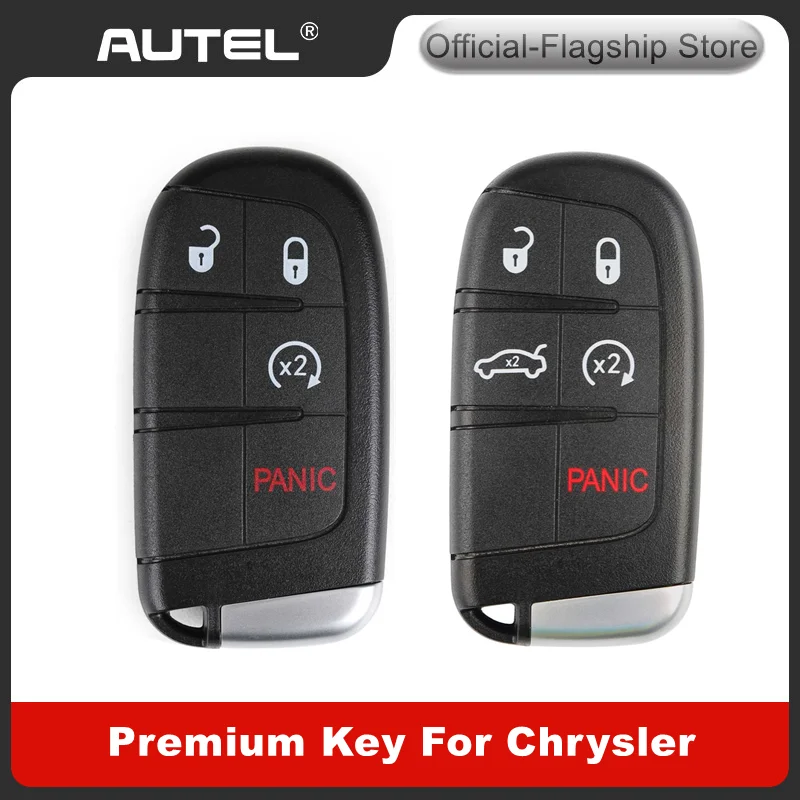 

AUTEL Premium Universal Smart Key IKEYCL004AL IKEYCL005AL for Chrysler work with MaxiIM KM100 IM508 IM608 PRO Key Programmer