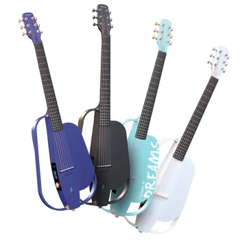 Carbon Fiber Smart Electric Guitar Mute Electric Box Automatic Portable Speaker Play Electric Guitar Professionally Instrument