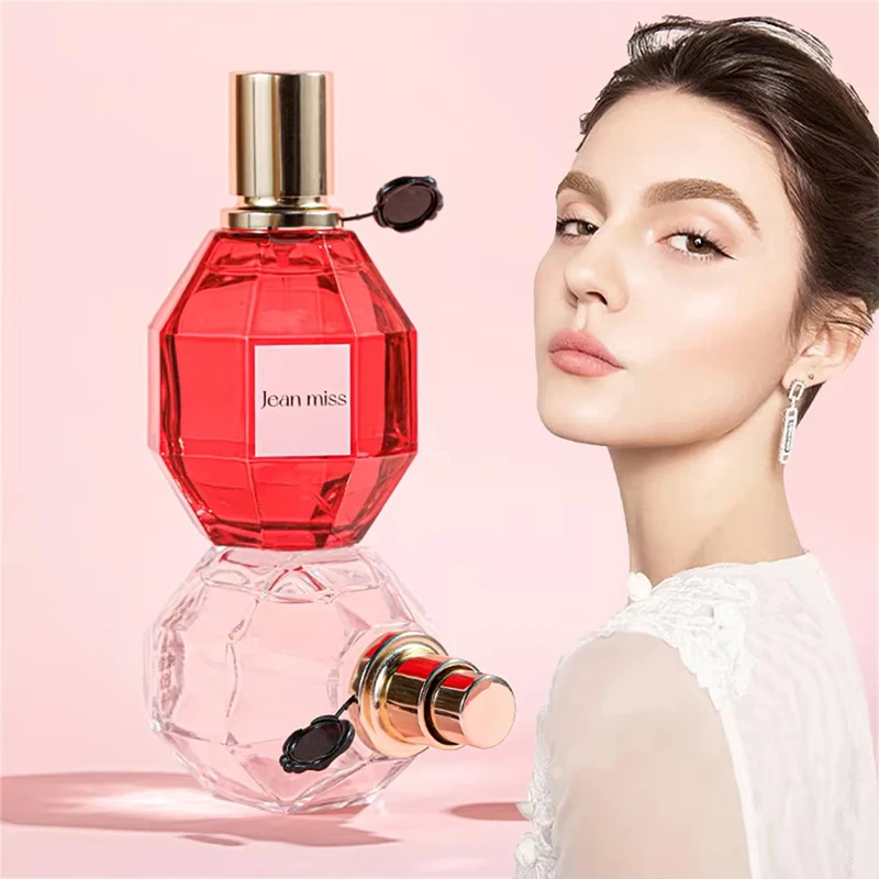 Luxury Brand Lasting Fragrance 70ml Women Body Spray Perfume Floral Scent Pheromone Rose Ruby Eau De Parfum Valentine’s Day Gift