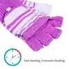 1 Pair 5V USB Winter Warm Heating Gloves Men Women Heated Half Finger Mittens Keep Warm 5