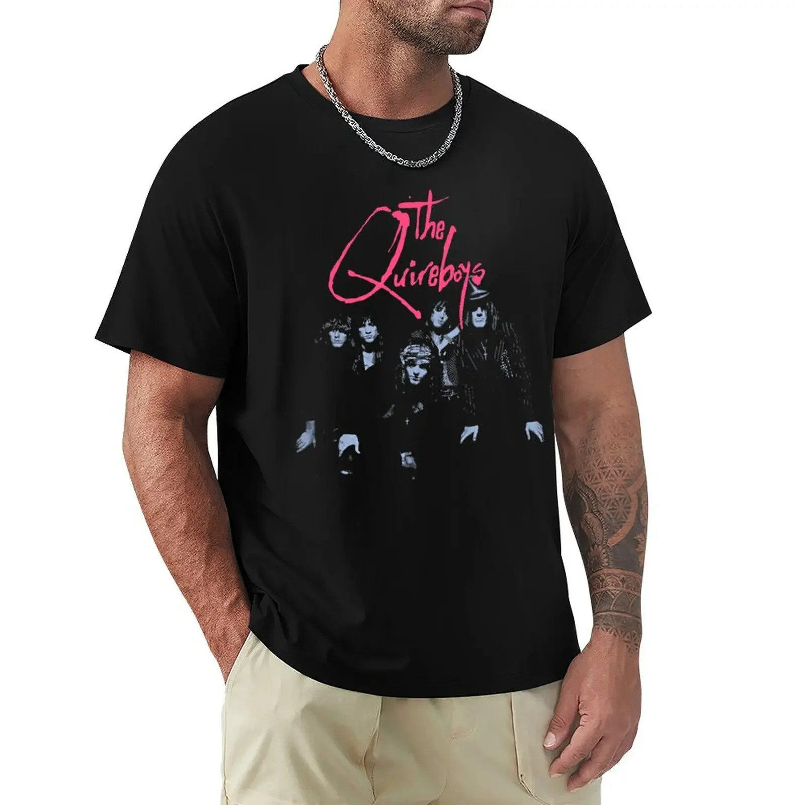 

Quireboys Classic T-Shirt vintage clothes anime black t shirt Short sleeve Men's t shirts
