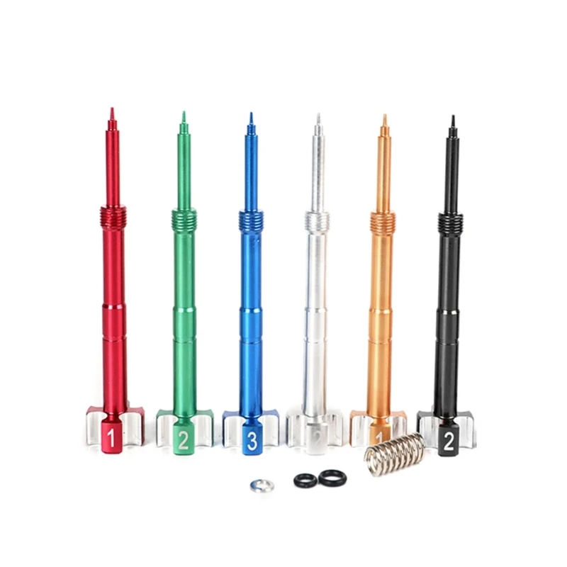 Air Fuel Mixture Screw Set for FCR PWK Carburetor Pilot- Screw Adjuster for CRF- TRX-YZF Motorcycle Dit Pit Bike ATV