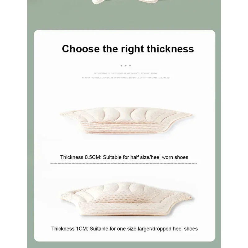 Shoe Insoles Sneakers Sticker Insoles Patch Whole Pads for Heel Protector for Shoe Adjustable Size Pain Relief Antiwear Woman Men