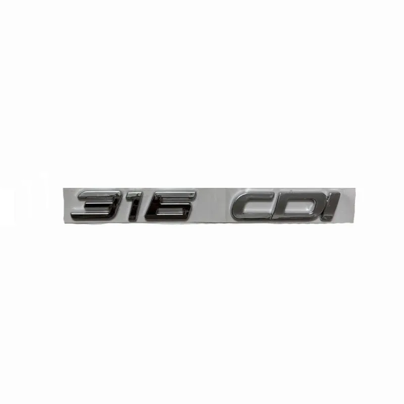 실버 명판 스티커 배지, 메르세데스 벤츠 스프린터 906 용, 313CDI 314CDI 316CDI 318CDI 319CDI, 자동차 액세서리