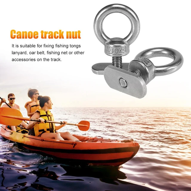 Canoe Rail Track Screw Nuts Parts Fishing Boat Accessories