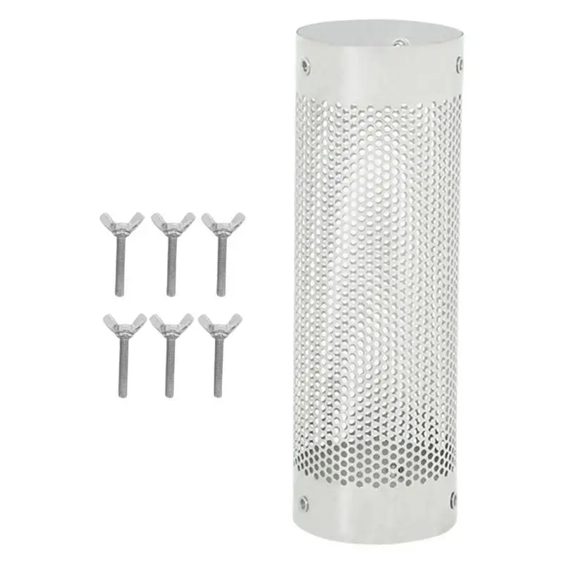 

Chimney Mesh Cover High Strength Durable Chimney Anti-Scalding Grill Easy To Install Chimney Heat Insulation Pipe
