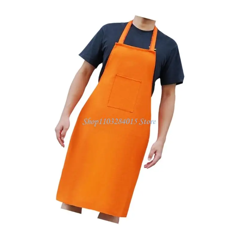 R6FF 조정 가능한 용접 안전 앞치마 장기간 작업을 위한 화염 방지 소재 통기성 디자인 산업 등급 보호