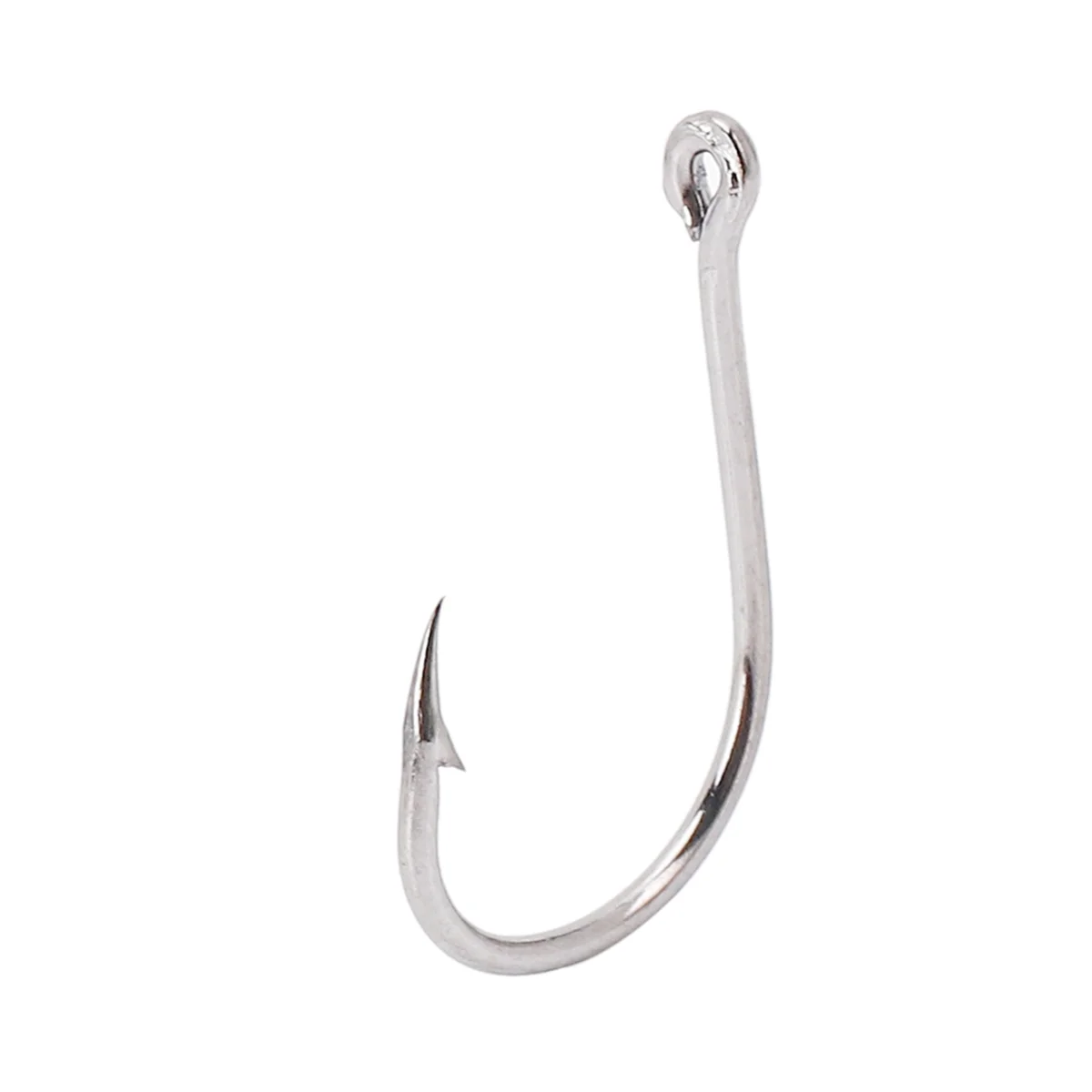 BAAU 2000Pcs Mixed Size 3-12 High Carbon Steel Carp Fishing Hooks Pack with Hole with Retail Box Jigging Bait