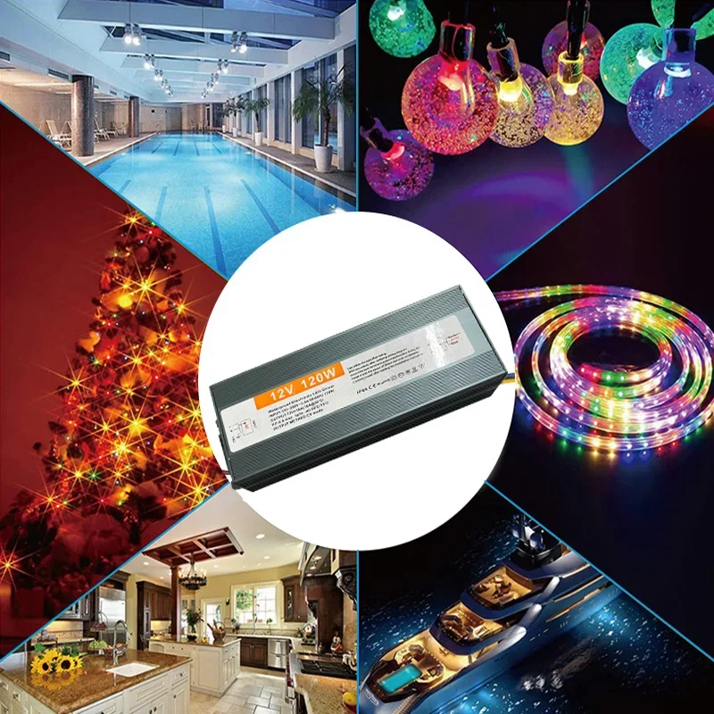 รูปสินค้า หม้อแปลงไฟฟ้ากันน้ำกลางแจ้ง LED ทนทาน IP67/IP68
