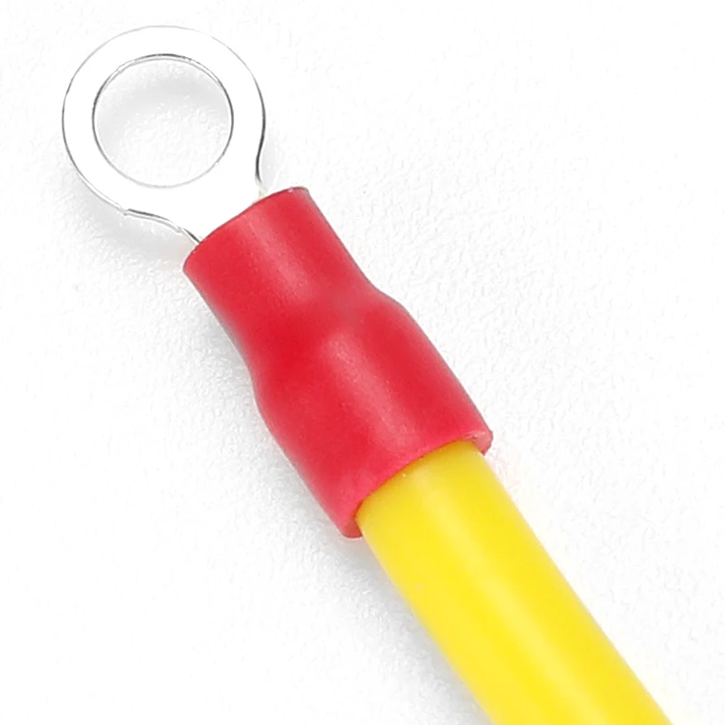 Wire Connectors 50pcs RV1.25-3 4 5 6 8 10 12 Ring Insulated Electrical Crimp Terminal Cable AWG