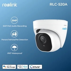 Reolink смарт камеры безопасности 5MP PoE наружной инфракрасной ночного видения купол IP-камеры человека/автомобиля обнаружения камер наблюдения