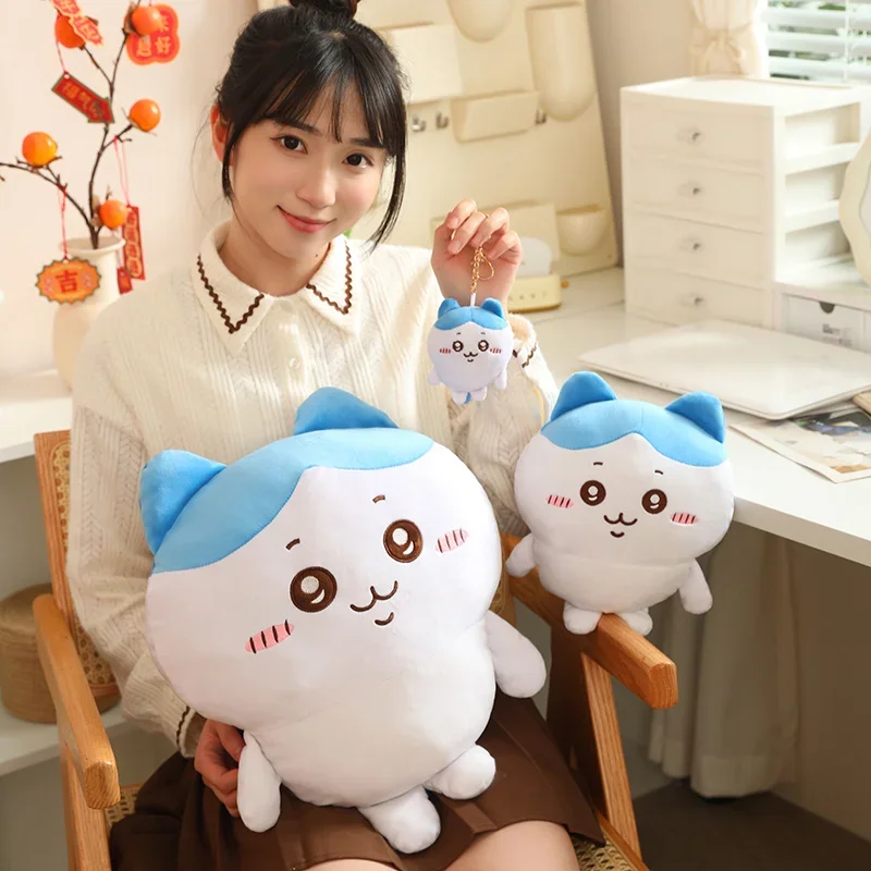 Comfortable Chiikawa Hachiware Cushion Lovely Throw Usagi Japanese Style Anime Kawaii Sofa Bed Back Cushion Home Decor Girl 3